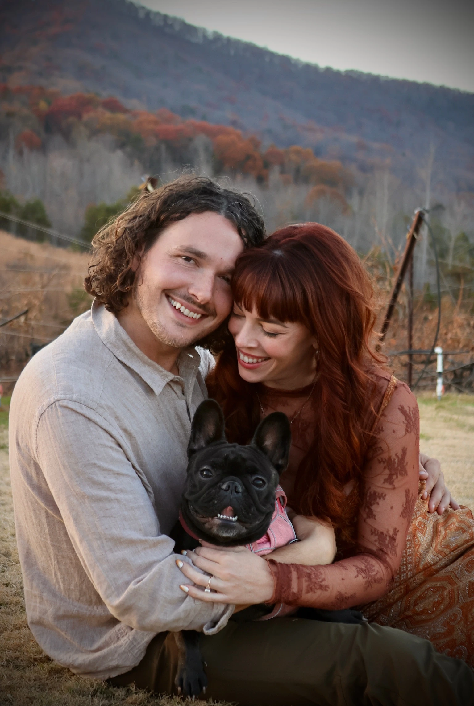 Grace and Asa Engagement Picture with Gigi